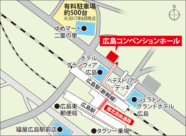 広島コンベンションホール 地図
